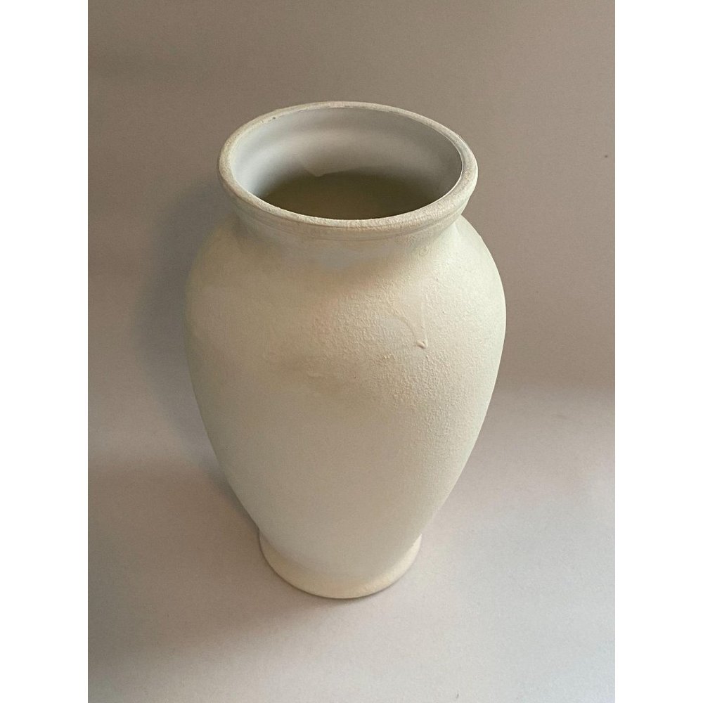Home Décor Recycled Glass Vase Repainted Textured